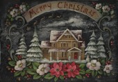 DVD1011 Christmas Floor Cloth
