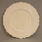 Scalloped Beaded Rim Plate