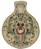 Norwegian Trondelog Rosemaling Lefsa Board